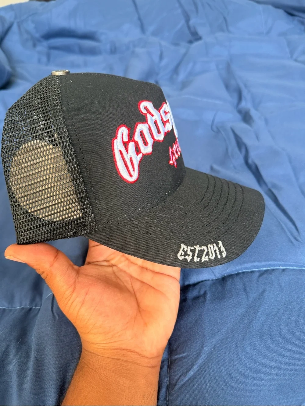 Godspeed black trucker